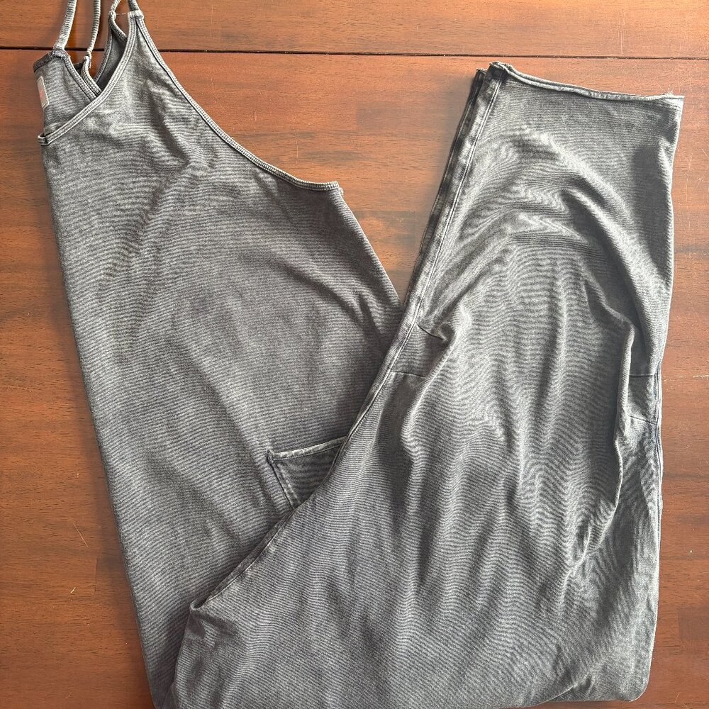 Free People Gray Jumpsuit
